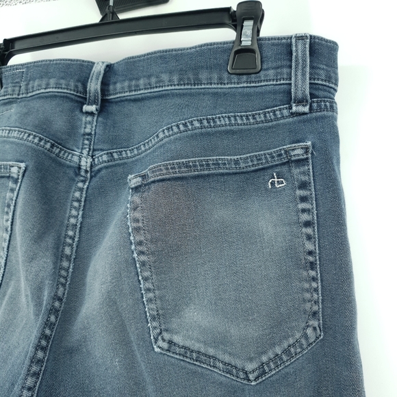 Rag & Bone Jeans Fit 2 Slim Button Fly Grey Jeans Men's 34 - Picture 8 of 12